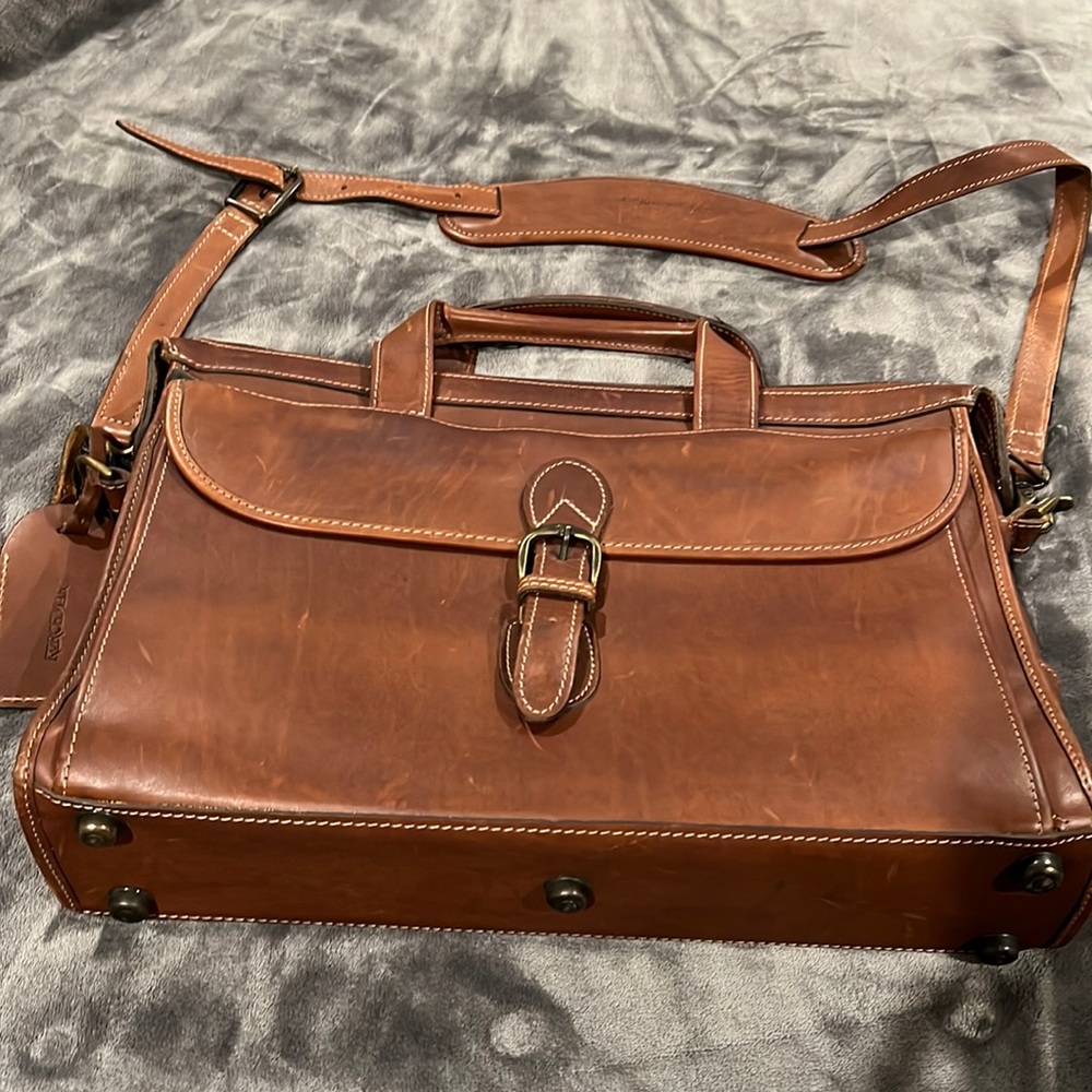 Korchmar leather briefcase